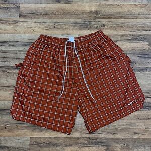 Reflective grid print Nike lab solo swoosh shorts